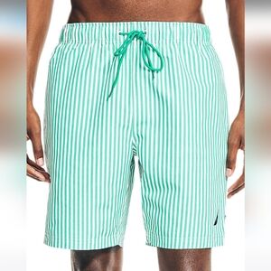 🆕️ Nautica Sustainable Crafted 8in Printed Quick Dry Swim Trunks
